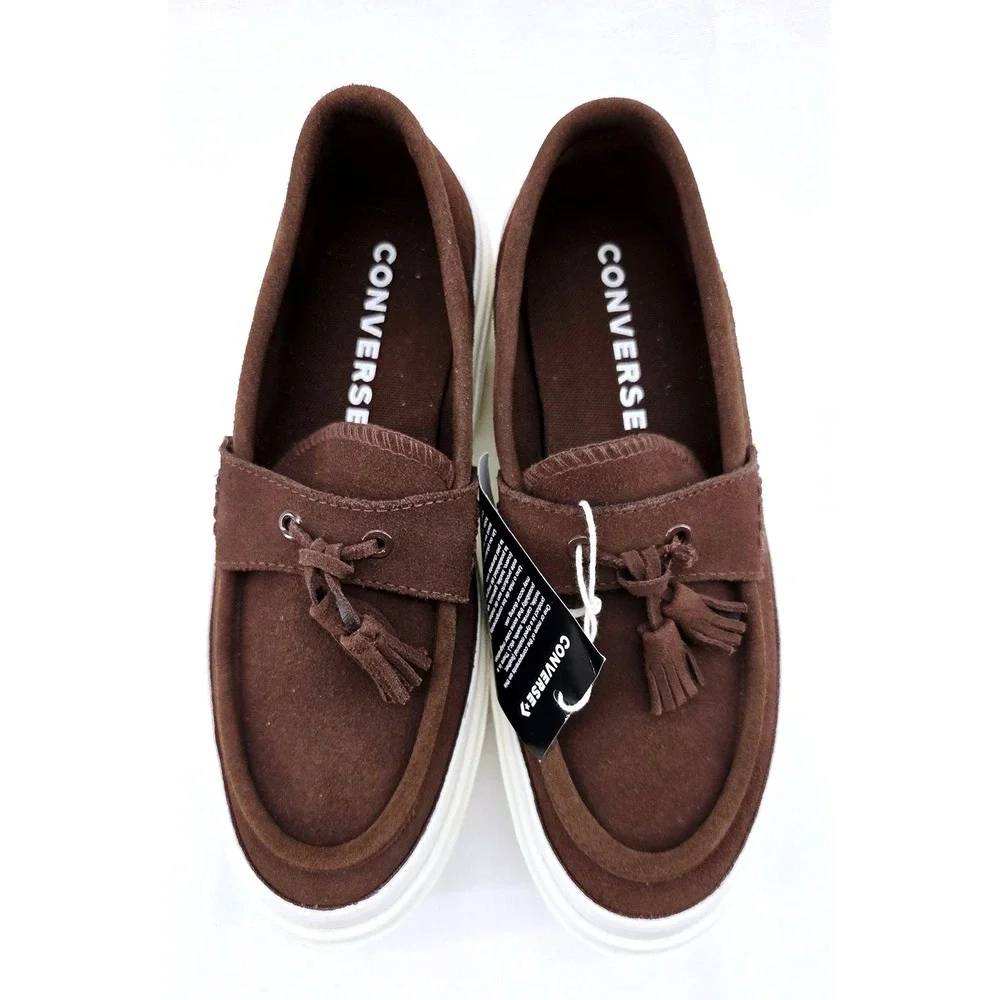 Chuck Taylor All Star Lugged Heel Loafer Platform Suede - Size 7.5